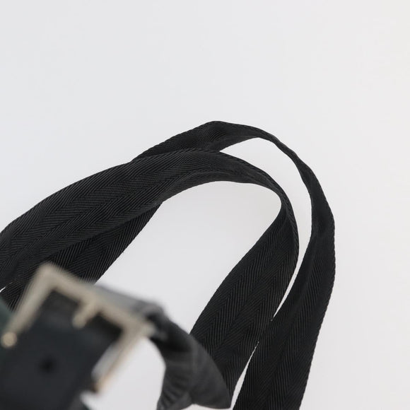 PRADA Rucksack Nylon Khaki Silber Auth 90473
