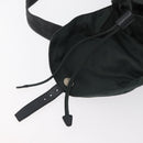 PRADA Backpack Nylon Khaki Silver Auth 90473-25