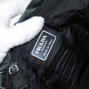 PRADA Backpack Nylon Khaki Silver Auth 90473-26