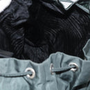 PRADA Backpack Nylon Khaki Silver Auth 90473-11