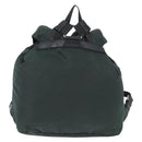PRADA Backpack Nylon Khaki Silver Auth 90473-2