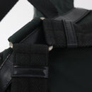 PRADA Backpack Nylon Khaki Silver Auth 90473-8
