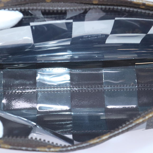 LOUIS VUITTON Monogram Chess Stand Pouch M81588 LV Auth 90498SM