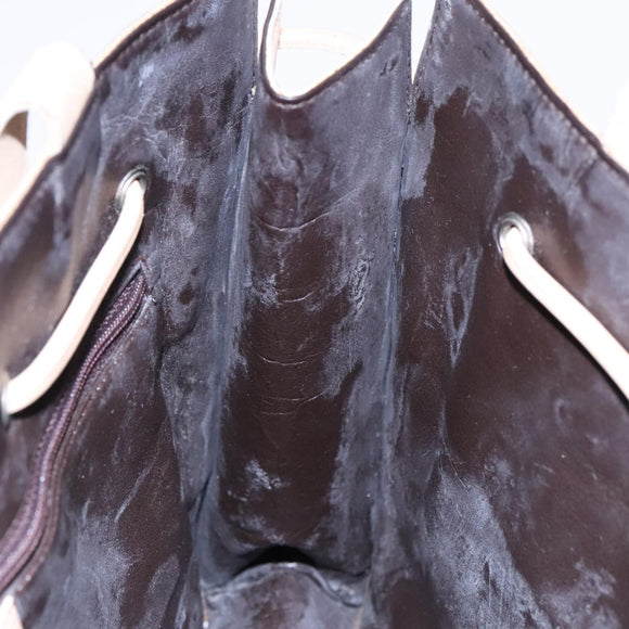 GUCCI GG Canvas Tote Bag Beige Silver 002 1053 Auth 90509