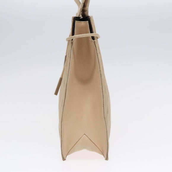 GUCCI GG Canvas Tote Bag Beige Silver 002 1053 Auth 90509