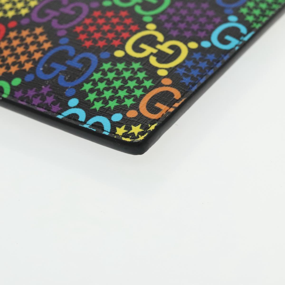 GUCCI GG Psychedelic Clutch Bag Multicolor 601087 Auth 90515