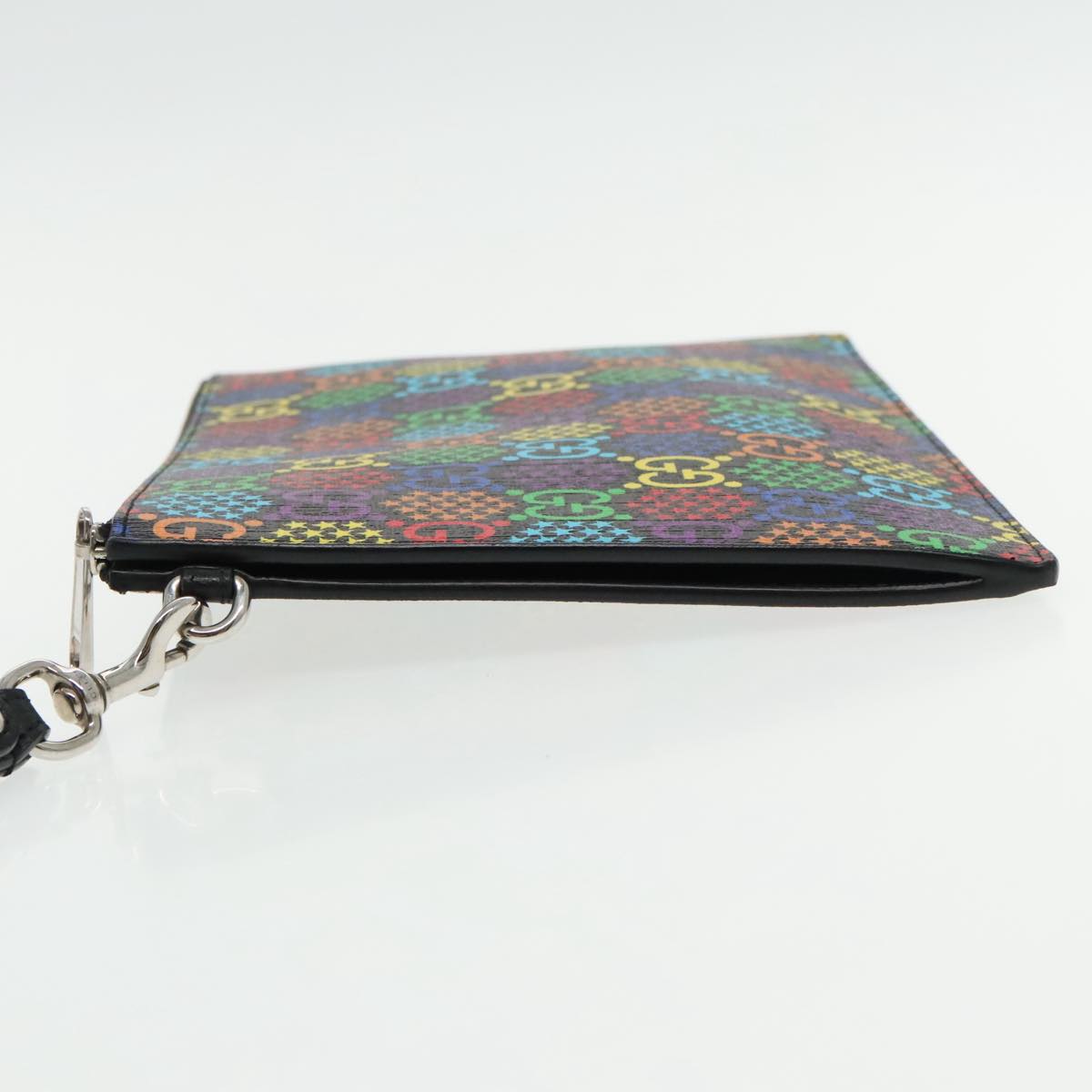 GUCCI GG Psychedelic Clutch Bag Multicolor 601087 Auth 90515