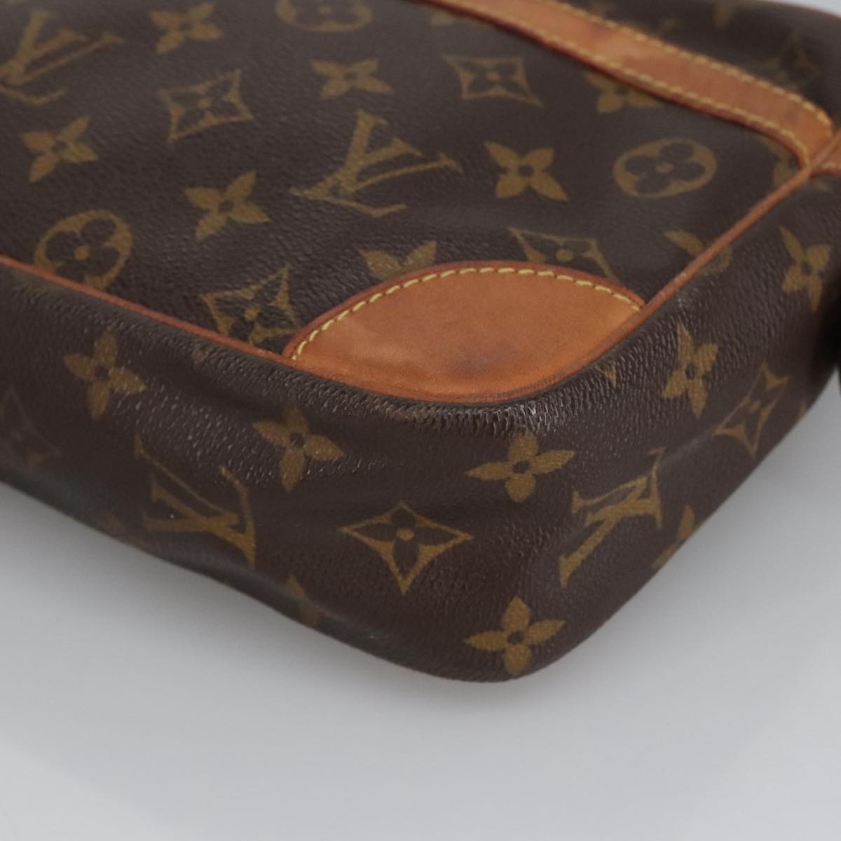 LOUIS VUITTON Monogram Compiegne 28 Clutch Bag M51845 LV Auth 90518