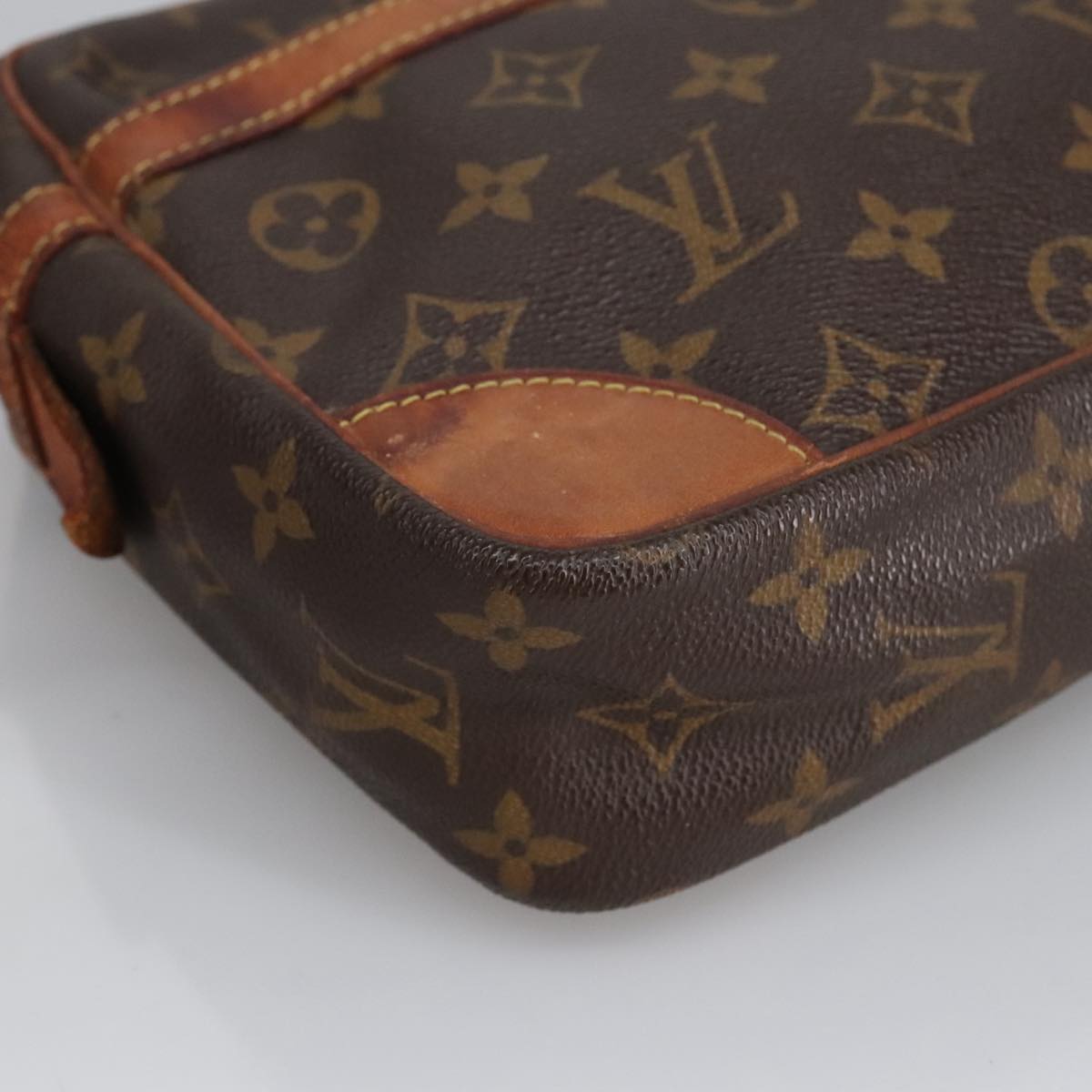 LOUIS VUITTON Monogram Compiegne 28 Clutch Bag M51845 LV Auth 90518