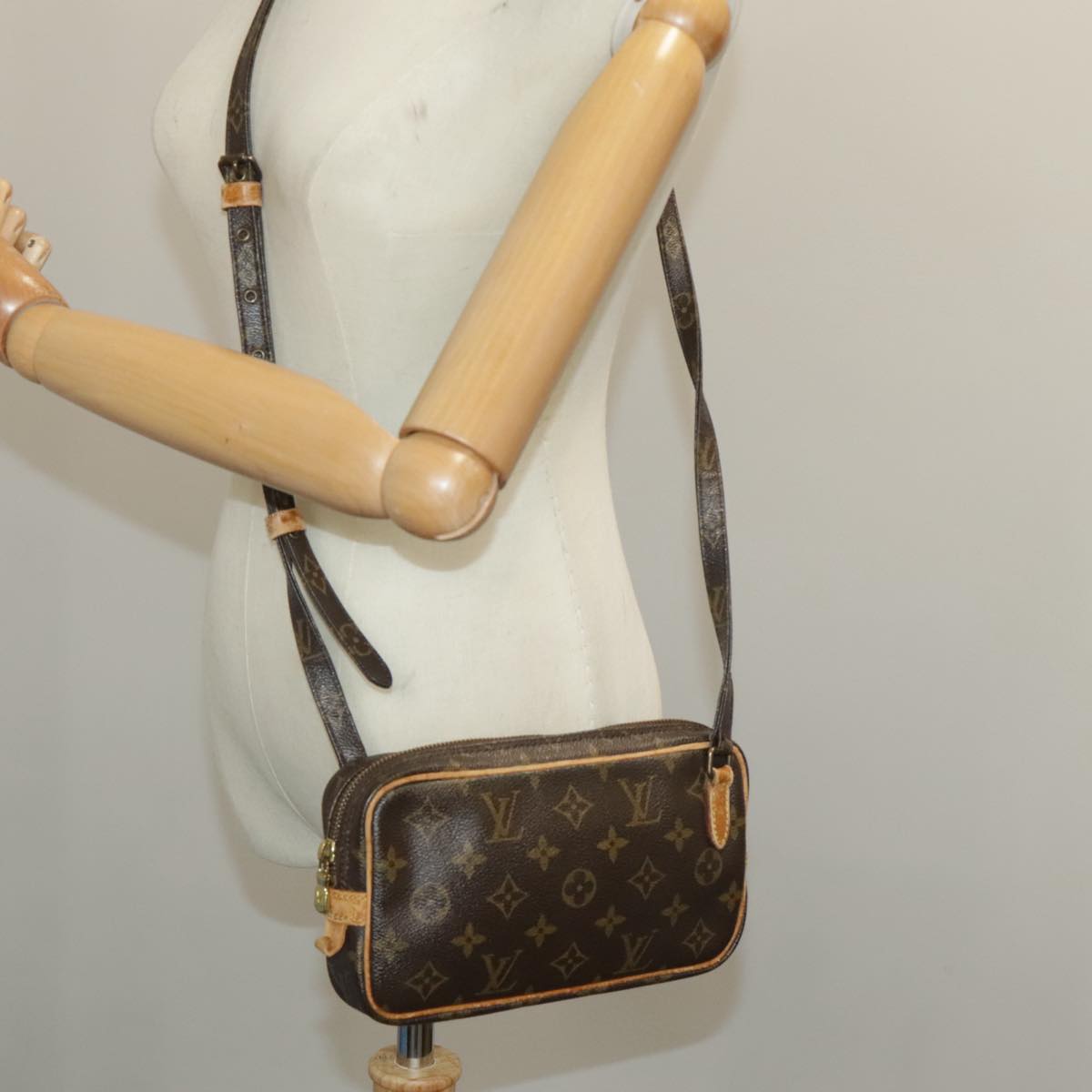 LOUIS VUITTON Monogram Marly Bandouliere Shoulder Bag M51828 LV Auth 90521