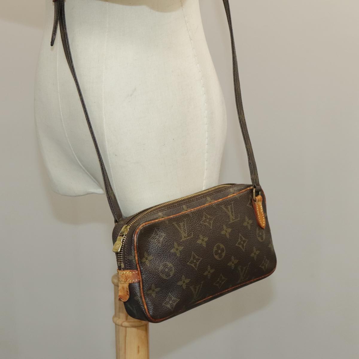 LOUIS VUITTON Monogram Marly Bandouliere Shoulder Bag M51828 LV Auth 90522