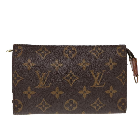 LOUIS VUITTON Monogram Bucket PM Zubehörtasche LV Auth 90529