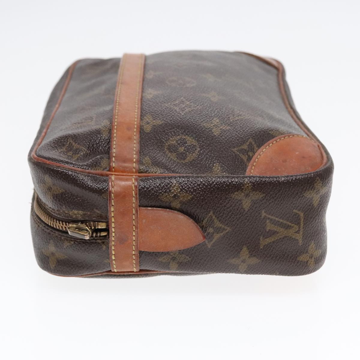 LOUIS VUITTON Monogram Compiegne 28 Clutch Bag M51845 LV Auth 90626