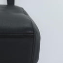 CHANEL COCO Mark Shoulder Bag Caviar Skin Black CC Auth 90649-11