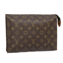 LOUIS VUITTON Monogram Poche Toilette 26 Pouch M47542 LV Auth 90650-1
