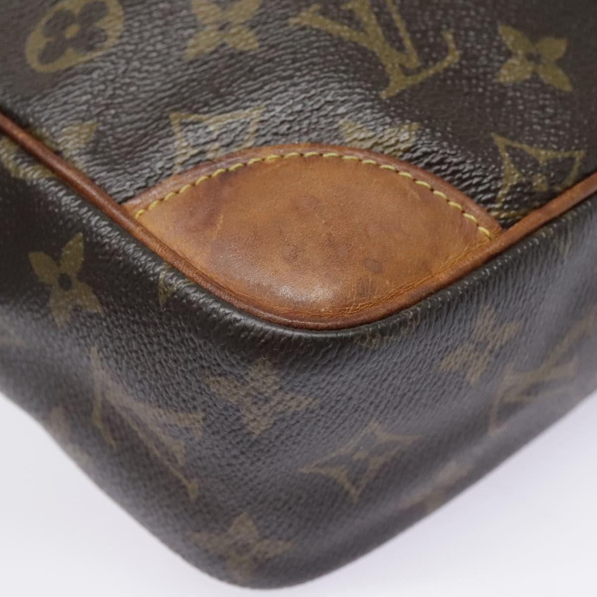 LOUIS VUITTON Monogram Compiegne 28 Clutch Bag M51845 LV Auth 90700