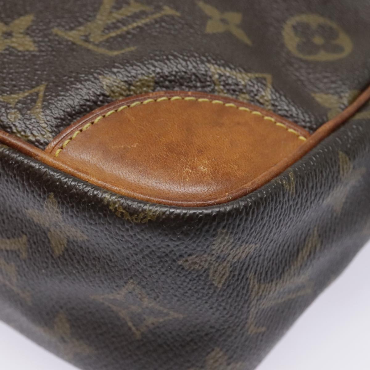 LOUIS VUITTON Monogram Compiegne 28 Clutch Bag M51845 LV Auth 90700