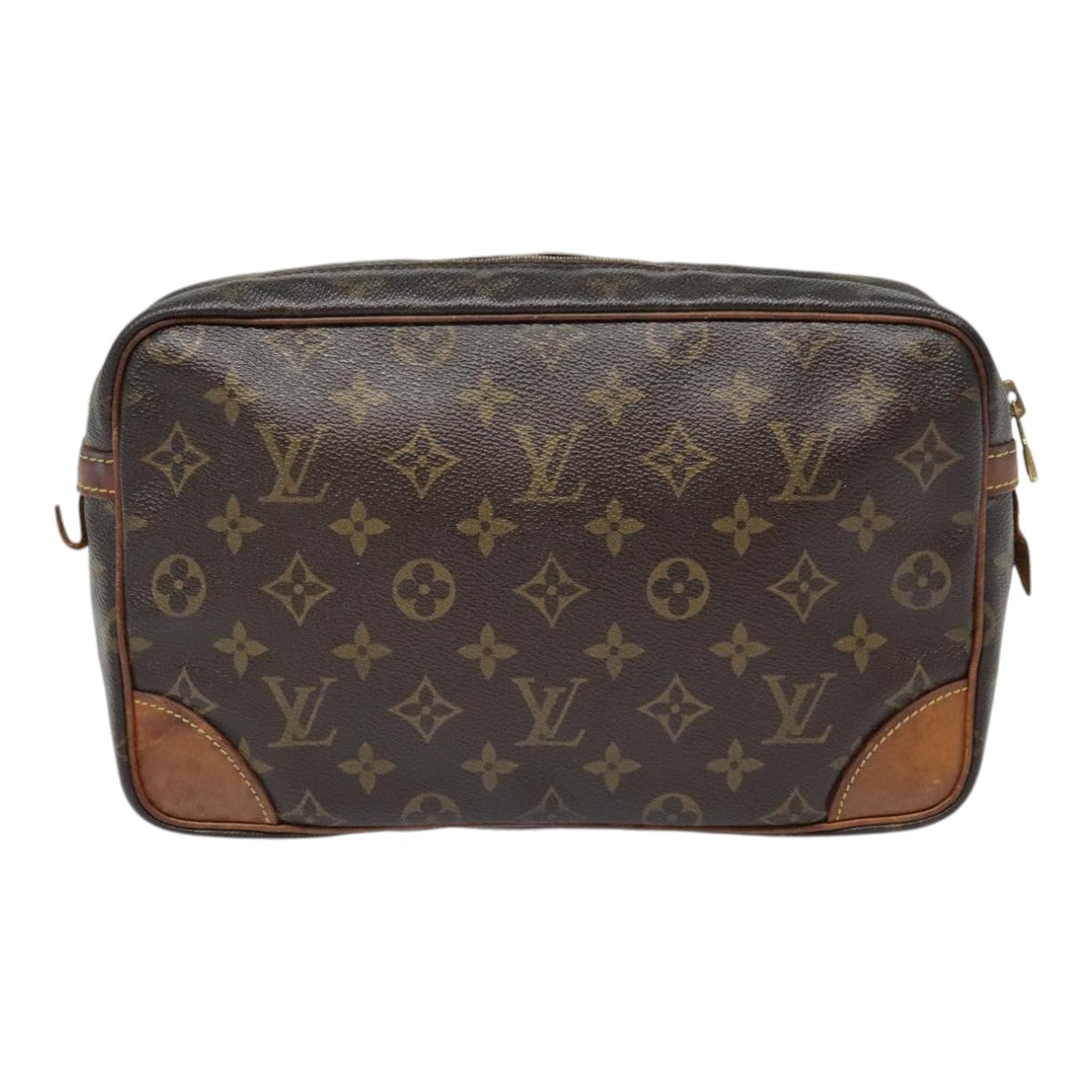 LOUIS VUITTON Monogram Compiegne 28 Clutch Bag M51845 LV Auth 90700 - 0