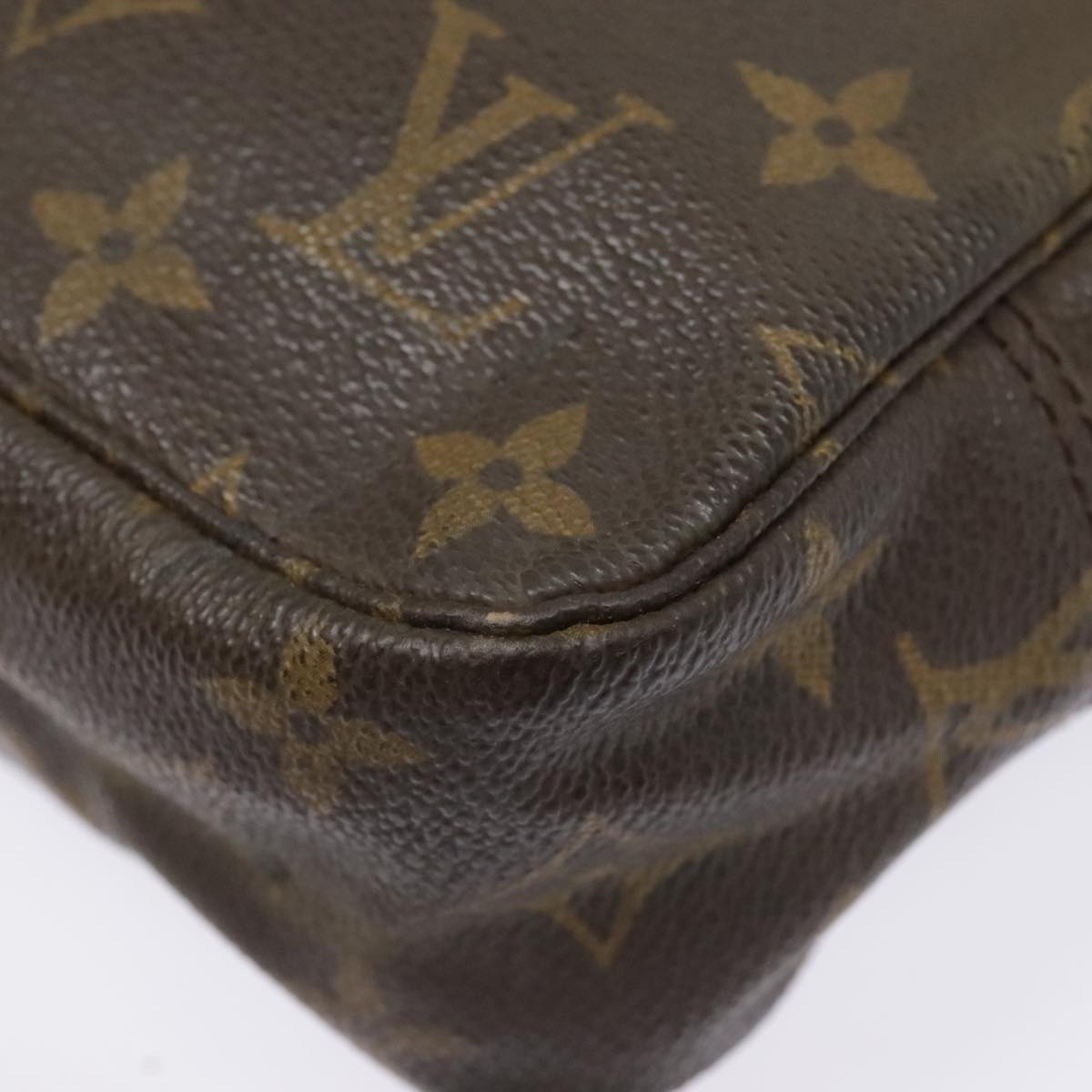 LOUIS VUITTON Monogram Trousse Toilette 23 Clutch Bag M47524 LV Auth 90719