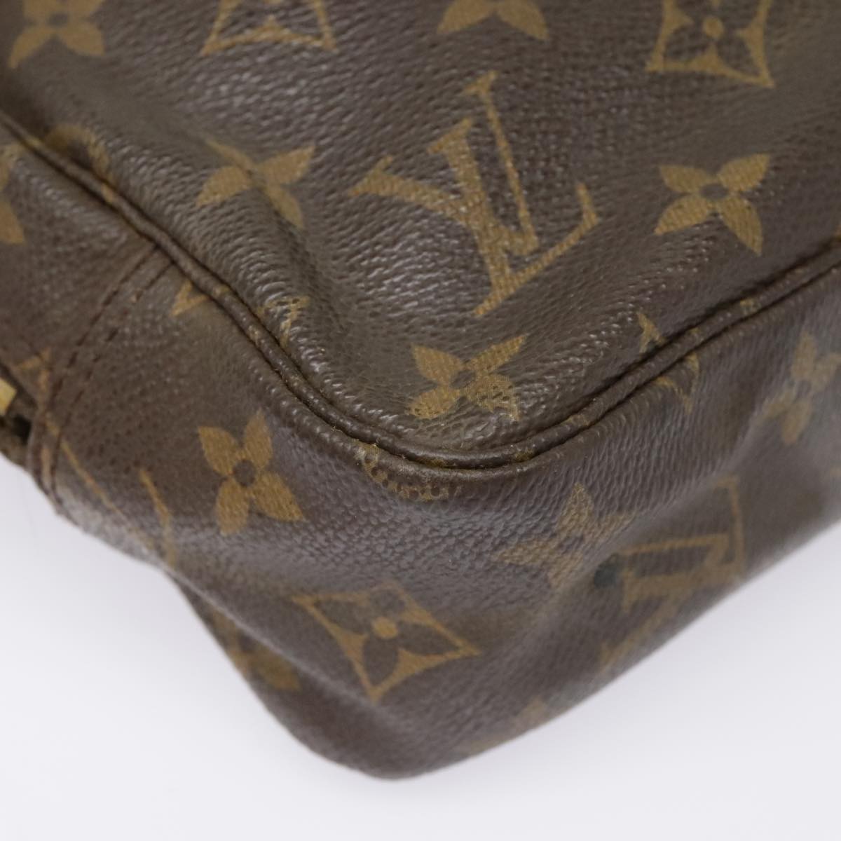 LOUIS VUITTON Monogram Trousse Toilette 23 Clutch Bag M47524 LV Auth 90719