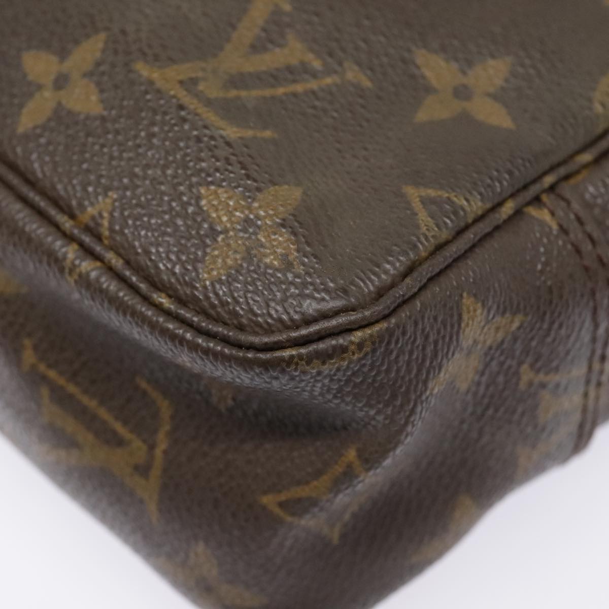 LOUIS VUITTON Monogram Trousse Toilette 23 Clutch Bag M47524 LV Auth 90719