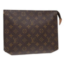 LOUIS VUITTON Monogram Poche Toilette 26 Pouch M47542 LV Auth 90720-1