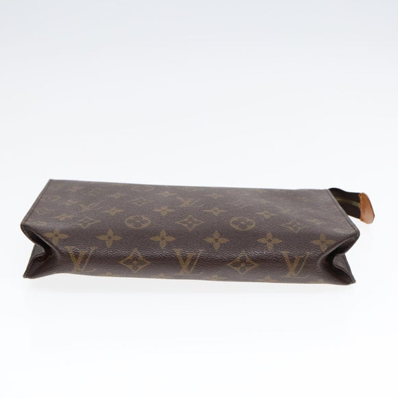 LOUIS VUITTON Monogram Pochette Toilette 26 Tasche M47542 LV Auth 90720