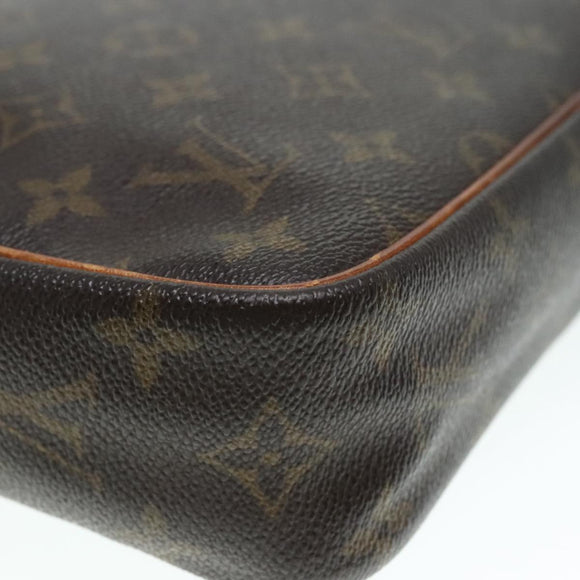 LOUIS VUITTON Monogram Compiegne 23 Clutch M51847 LV Auth 90722