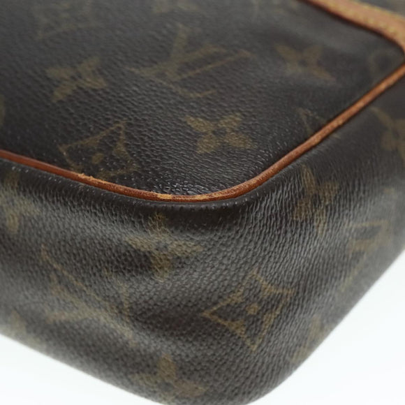 LOUIS VUITTON Monogram Compiegne 23 Clutch M51847 LV Auth 90722