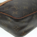 LOUIS VUITTON Monogram Compiegne 23 Clutch M51847 LV Auth 90722-14