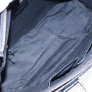 BURBERRY Nova Check Hand Bag Canvas Beige Black Auth 90729-11