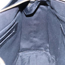 BURBERRY Nova Check Hand Bag Canvas Beige Black Auth 90729-19