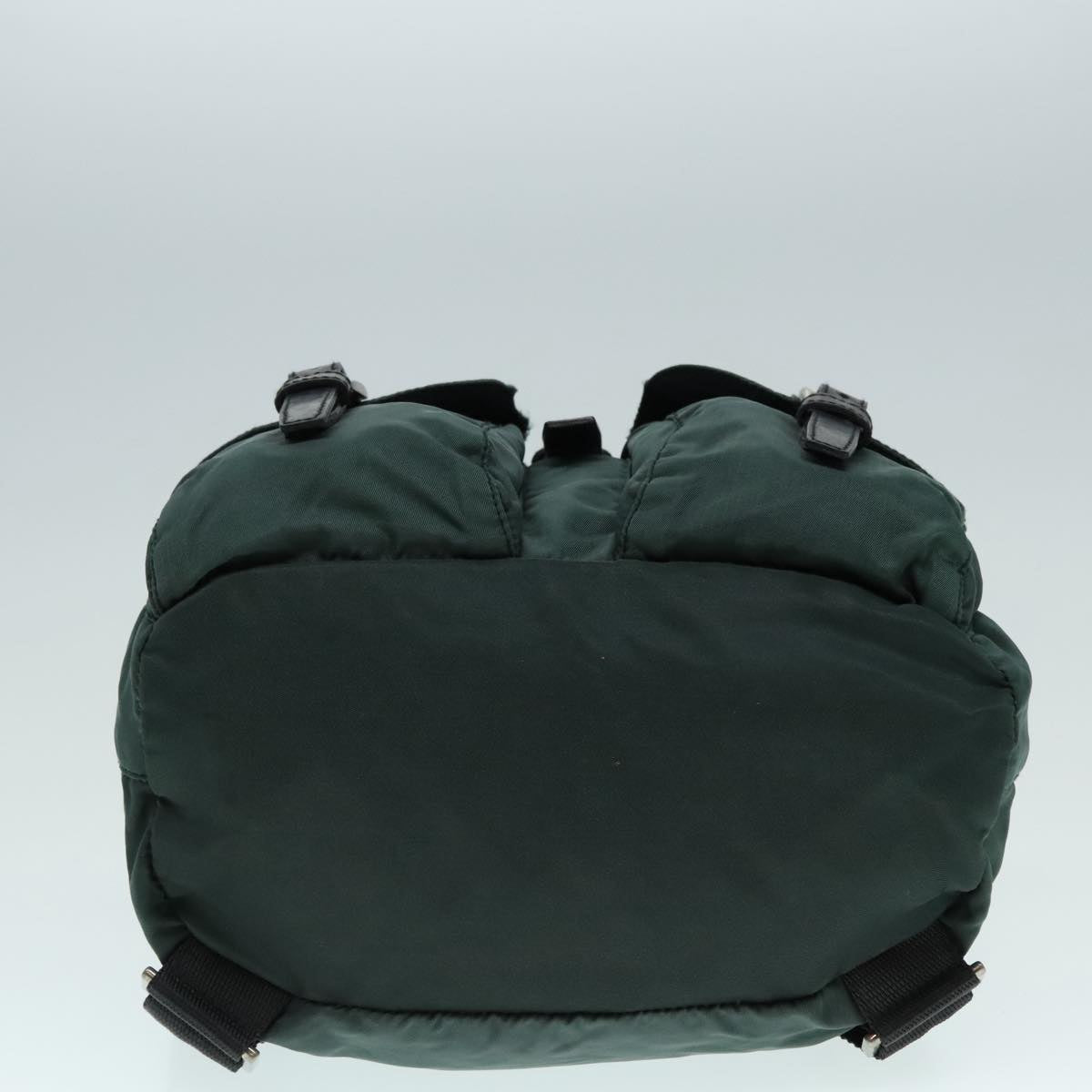 PRADA Backpack Nylon Green Auth 90749