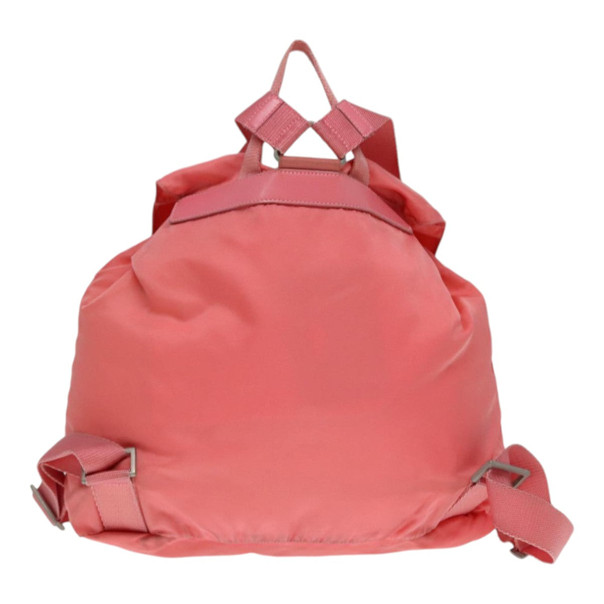 PRADA Backpack Nylon Pink Silver Auth 90750 - 0