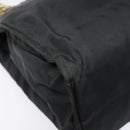 PRADA Hand Bag Nylon Black Gold Auth 90752-9