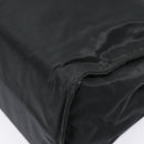PRADA Hand Bag Nylon Black Gold Auth 90752-14