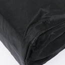 PRADA Hand Bag Nylon Black Gold Auth 90752-16