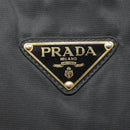 PRADA Hand Bag Nylon Black Gold Auth 90752-17