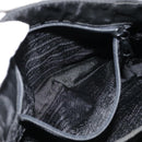 PRADA Hand Bag Nylon Black Gold Auth 90752-11