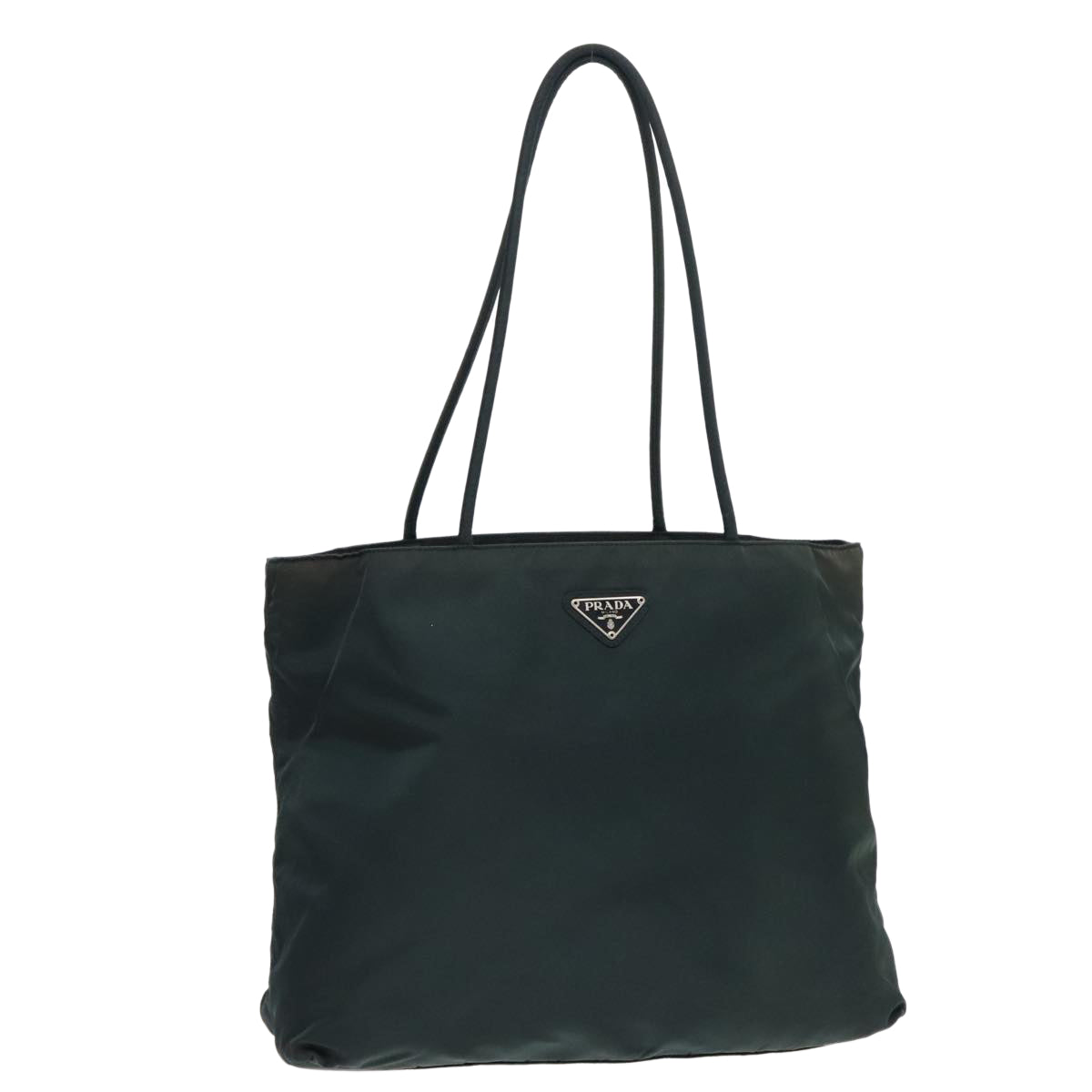 PRADA Tote Bag Nylon Green Auth 90760