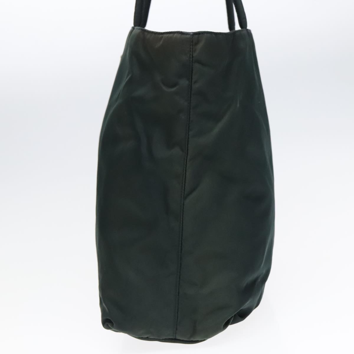 PRADA Tote Bag Nylon Green Auth 90760