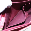 BURBERRY Nova Check Shoulder Bag Canvas Beige Red Auth 90761-21