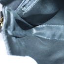 CHANEL Bicolore Chain Waist bag Leather Black Gold CC Auth 90785AM-22