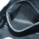 CHANEL Bicolore Chain Waist bag Leather Black Gold CC Auth 90785AM-23