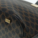 CELINE Macadam Canvas Hand Bag PVC Black Auth 90827-16