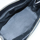 CELINE Macadam Canvas Hand Bag PVC Black Auth 90827-10