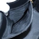 CELINE Macadam Canvas Hand Bag PVC Black Auth 90827-23