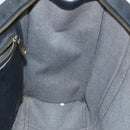 MCM Vicetos Logogram Shoulder Bag PVC Black Auth 90885-17