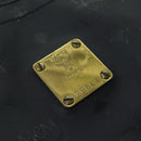 MCM Vicetos Logogram Shoulder Bag PVC Black Auth 90885-20