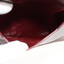 CARTIER Clutch Bag Leather Wine Red Auth 90899-19